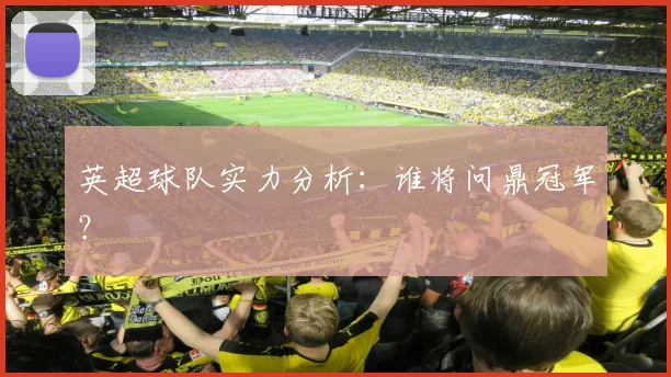 英超球队实力分析：谁将问鼎冠军？